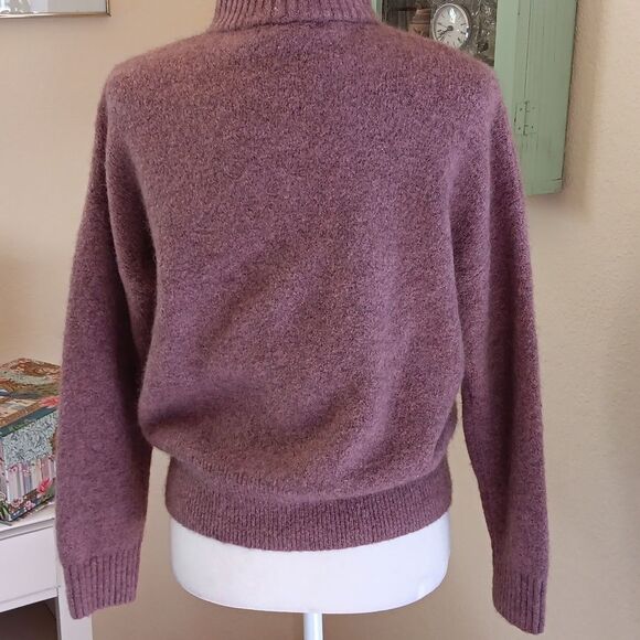 Madewell Dillon Mockneck Pullover Sweater. Cozycore. Outdoor.  Light Academia - Picture 7 of 13